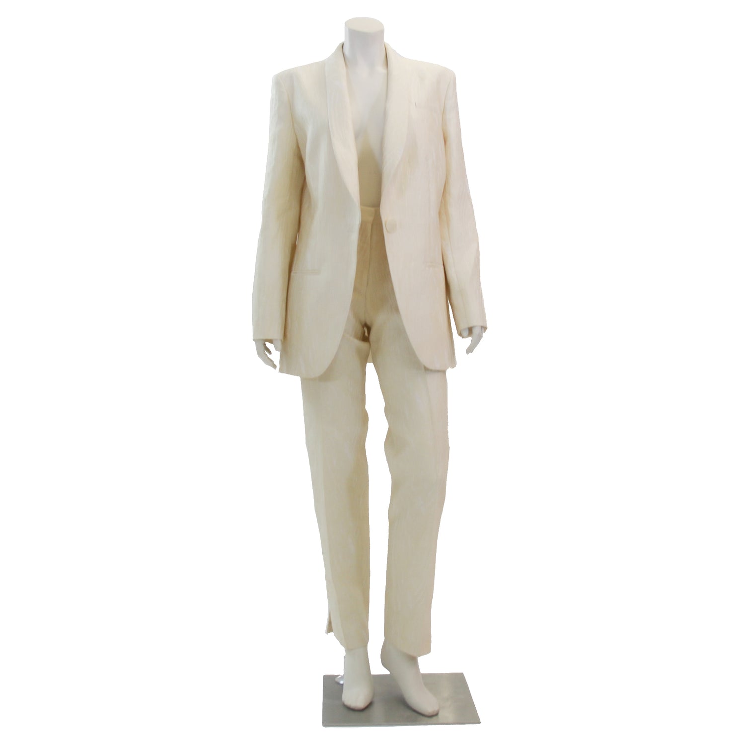 by malene birger suit second hand luxury fashion white suite the forms sustainable fashion 