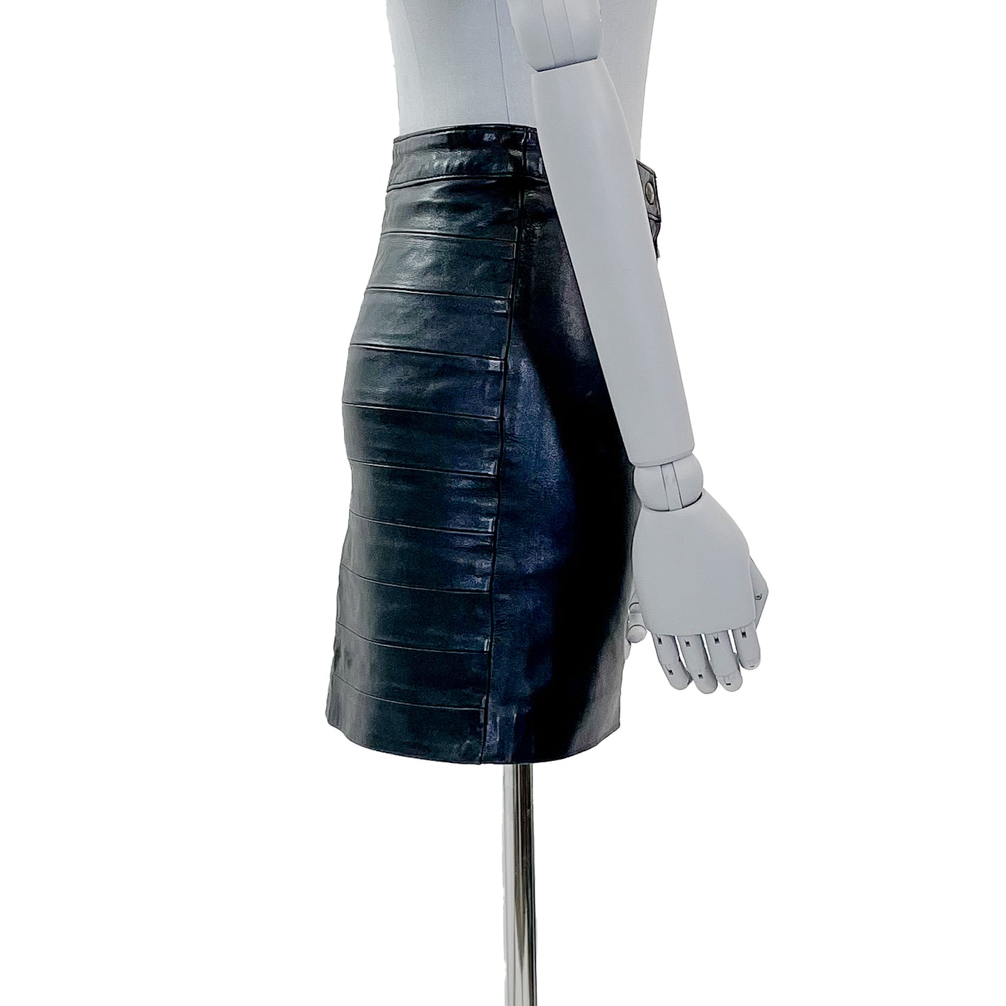 VINTAGE LEATHER SKIRT  | size 36