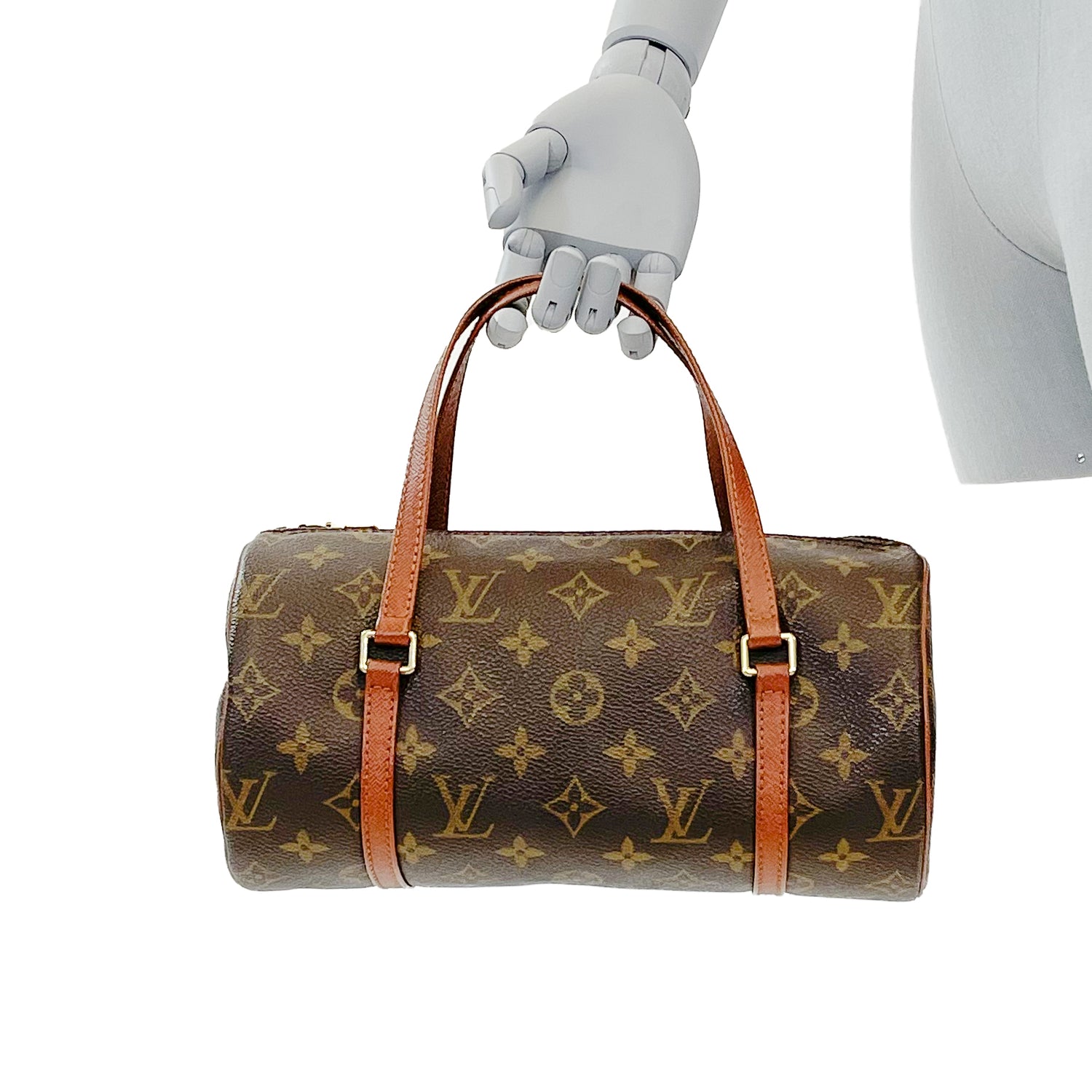 Louis Vuitton Vintage Monogram Canvas Papillon 26 Satchel - FINAL